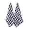 DII® Checker Washed Waffle Dish Towels, 2ct.